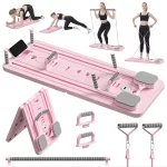 Multi-functional Pilates Abdominal Exercise Board Auto-Rebound Fitness Resistance Bands Fitness Board Leg & Arm Home Exercise - Image 2