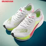 IRUNSVAN Marathon Cacing Carbon Plate Men's Running Shoes Ultra Light Shock Absorption Training Women's Sports Shoes
