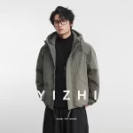 Fashion Men's 90% White Duck Down Hooded Down Jacket 2025 Winter New Casual Top Short Thick Outerwear Jacket