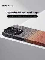 PITAKA Phone Case IPhone 16 15 Pro Max Case Woven Kevlar Carbon Fibre Cover Magsafe Wireless Charging IPhone16 Pro Cover Gifts - Image 2