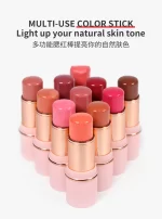 6.3g Private Label Blush Stick Custom Logo Matte Blusher Pigment Long Lasting Waterproof Colorful Natural Makeup Cruelty Free - Image 4