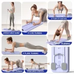 Multi-functional Pilates Abdominal Exercise Board Auto-Rebound Fitness Resistance Bands Fitness Board Leg & Arm Home Exercise - Image 3