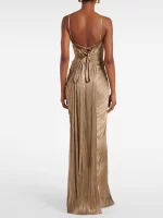 2026 New Fashion Backless Evening Dress Hot Stamping High Waist Slim Women's Robe Dress Club Party Off Shoulder Suspender Dress - Image 2