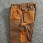 2024 Autumn And Winter New American Retro Heavyweight Men's Patchwork Cargo Pants Loose Fashion Multi-pocket Casual Trousers - Image 3