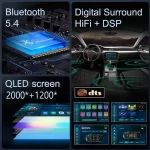 Android 15 Carplay For Toyota Corolla Rumion Rukus Scion xB E150 2007-2015 Car Radio Multimedia Player Navigation Stereo GPS DSP - Image 4