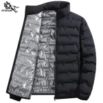 Men's Jacket Stand Collar mens Parka Winter New down jacket fleece Warm Jackets men business leisure coat baseball coats 96188