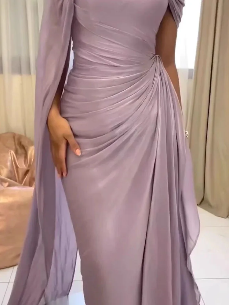 kf-S9f523c09c2074e6796bf8272532178a1C Spring Summer Sexy Backless Slim Long Dress Fashion Asymmetrical Ribbon Dress Elegant Off Shoulder Hollow Out Women Party Dress - Image 1