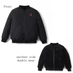 Ready to Ship Mail's Winter Boys Girls Velvet Thick Coat Children Outerwear Kids Double-sided Jackets Teenagers Boy Girl Coats - Image 3