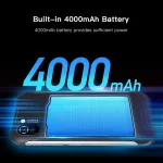 Global Version UNIWA W555 4G NFC Smartphones Android 12 3G+32G 5.71 Inch Quad Core Mobile Phones 4000mAh 13MP Rear Camera PTT - Image 3