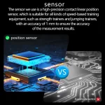 Velocity Based Training Tool, Linear Encoder for Powerlifting & Vertical Jumps - ±1mm Precision | RealTime Training Data Trackin - Image 2