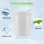 Herbal- Mint Acne Cream 1kg Fade Acne Scar Astringe Pores Repair Skin Problems Cosmetics OEM Beauty Salon Equipment - Image 4