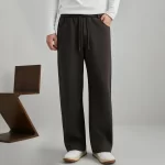 Men Autumn Winter Streetwear Fashion Thicken Straight Loose Casual Sport Pants Cityboy Trousers Joggers Sweatpants - Image 2