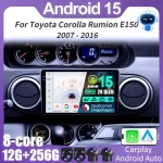 Android 15 Carplay For Toyota Corolla Rumion Rukus Scion xB E150 2007-2015 Car Radio Multimedia Player Navigation Stereo GPS DSP