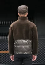 Tcyeek Real Wool Jacket Men Winter Clothes Warm Sheep Shearling Coat 90% White Duck Down Mens Coats 2025 Пальто Зимнее - Image 2