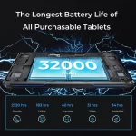 Oukitel RT7 TITAN 4G Rugged Tablet 10.1" FHD+ 32000mAh 8GB+256GB Android 13 IP68/IP69K 48MP+20MP Night Vision Tablet Tablets PC - Image 3