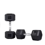Dumbbell 2.5KG-20KG Rubber Encased Home Gym Dumbbells Weight for Women Men Hand Weights for Home Gym Strength Training - Image 3