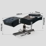 XinSheng Electric Facial Spa Bed Hydro Massage Table Salon Eyelash Lash Beauty Adjustable Couch Beauty Massage Shop Furniture - Image 2