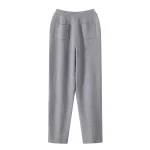 Men's Wool Pants Elastic Waist 2025 Autumn Winter Thick Casual Cashmere Trousers 100% Merino Wool Knitted Mid Seam Sport Pants - Image 2