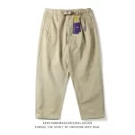 Japanese Retro Youth Streetwear Casual Pants Micro-Tapered Straight-Leg Cargo Pants Casual Trousers with American Relaxed Style