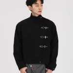 Airplane Button Jacket Work Jacket 2025 American Harajuku Men Personalized Splicing Korean Fashion Vintage Casual Jacket - Image 2