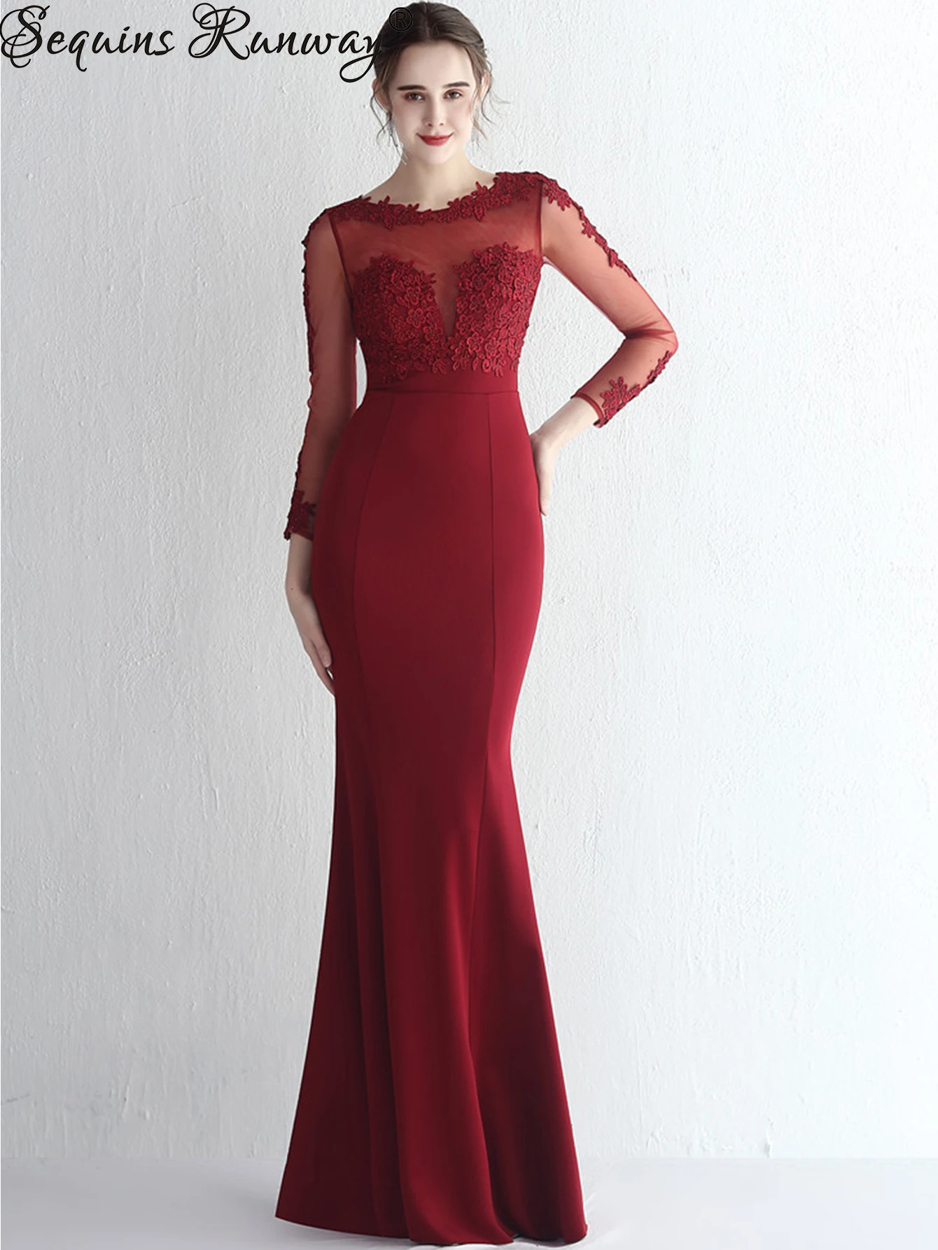 kf-Sca77efeeaba54d778cec02563cc5277cm Sexy see through mesh maxi summer dress women elegant bodycon fishtail long dresses luxury wedding prom evening dresses vestido - Image 1