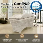 Lash Bed Topper Mattress and Cover Wave Lash Bed Beauty Salon Mattress Eyelash Foam Spa Beauty Bed Curved Topper - Image 6