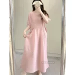 Miyake Pleated Dress for Women in 2024 Summer, New Niche Design, High-end Temperament, Women's Long Dress - Image 3