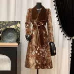 Women Overcoat 2025 New Fashion Elegant Lapels Women Trench Coat Autumn Winter High-Quality Embroidery Women's Trench Coat H656 - Image 2