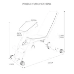 Multi-functional Fitness Chair Foldable Dumbbell Stool Home sit-up Assistant Bench Press Stool Indoor Fitness Equipment - Image 2