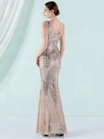 Sexy white sequin maxi summer dress women elegant rhinestone birthday party long dresses luxury prom evening dresses vestidos - Image 2