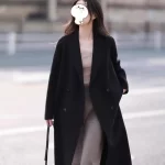 25ss new product 100% sheep wool double-sided woolen coat autumn style simple slim fit women's woolen jacket - Image 2