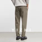 2025 Autumn Winter New Thickened Business Casual Pants Stylish Men's Suit Pants Loose Straight-Leg Tapered Pants - Image 2