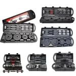 10kg 15kg 20kg 30kg Gym Home Weightlifting Dumbbells with Box Painted Black Painted Cast Iron Dumbbells Barbell Set. - Image 2