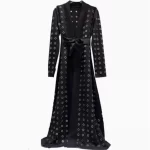 HKSH Spring Autumn New Women Long Trench Coat Heavy Craft Eyelet Hollow Out Sashes Elegant Windbreaker Punk Urban Jacket HK12271 - Image 6