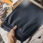 Maden Men's Spring Casual Solid color Sweatpants with Elastic Waistband All - match Loose Straight Cuffed Design for Sport Pants - Image 5