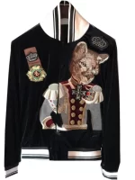 Fashion Autumn Winter Men's Women's Jackets Slim-Fit Embroidered Long Sleeve Jackets Stand Collar Baseball Uniform Jacket Coats - Image 5