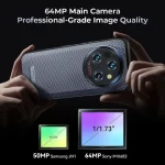 Global Version Oukitel WP35 5G Rugged Smartphone Android 14 6.6 Inch 2.4K 24GB+256GB Mobile Phones 11000mAh 64MP Cell Phone NFC - Image 5