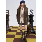 ELFSACK 2025 Winter New Arrivals Elegant Bowknot Accessory Blazer For Woman - Image 2