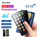 SOYES XS16 Pro Mini Smartphone 4Inch Octa-Core 4GB RAM+128GB ROM Mobile Phones 2100mAh Android 10 Face ID 4G LTE Small Phone