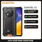 Oukitel G1 Rugged smartphone 6.52‘' HD+ 10600mAh 24GB+256GB Android14 48MP Camera cell phone