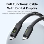 Hagibis 40Gbps USB4 M.2 NVMe SSD Enclosure With LED Display USB4 Cable for Thunderbolt 4/3 USB 3.2/3.1/3.0 B+M M-Key SSD Case - Image 4