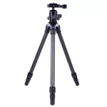 AOKA CMP163CL 578g Max Loading 2.5kgs Professional Fashional Outdoor Travel Lightweight Mini Carbon Fiber Tripod for Camera