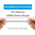 100Pcs 3M/10FT Super Long USB Charge For Xs X 8 7 6 Plus Data Charging Cord Work New System High Quality Phone Charger Cables - Image 4