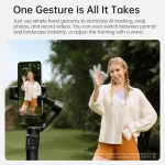 Hohem iSteady V3 Ultra Smartphone Stabilizer AI-Tracking 3-Axis Phone Gimbal Built-in Selfie Stick Portable For iPhone/Android - Image 2