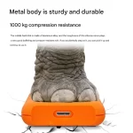 High Capacity 1TB/2TB Portable Hard Drive USB 3.0 Fast Transfer, Metal External HDD Shockproof w/Silicone Case for PC Mac - Image 3