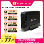 Ultra-Fast 200MB/s USB3.0 External Hard Drive for PC/Mac/Android/iOS - Portable HDD with Gaming Storage & Auto Backup Plug&Play