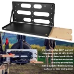 Drop Down Tailgate Table for 2007-2022 Jeep Wrangler JK JL Unlimited ,Rear Door Foldable Table Cargo Shelf Storage Cargo - Image 2