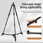 Foldable Universal Camera Photography Tripod Dolly 3 Wheels Stand Pulley Base For Camera Camcorder and Lighting Equipment - Image 2