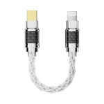 todn 8-core sterling silver audio cable type-c to Lightning to 3.5 mm to 2.5mm to 4.4mm for headphones OTG carbon fiber shell - Image 6