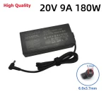 20V 9A 180W ADP-180TB H 6.0x3.7mm Adapter Power Supply For Asus ROG Zephyrus G14 GA502 GA401 GA502DU FX506LU A20-180P1A Charger